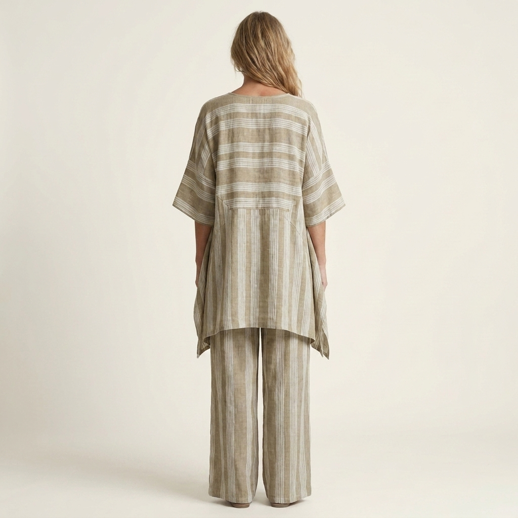 Kiara | Set a righe in due pezzi