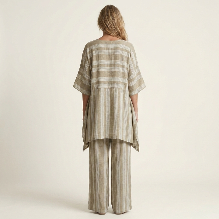 Kiara | Set a righe in due pezzi
