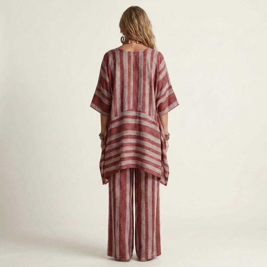 Kiara | Set a righe in due pezzi