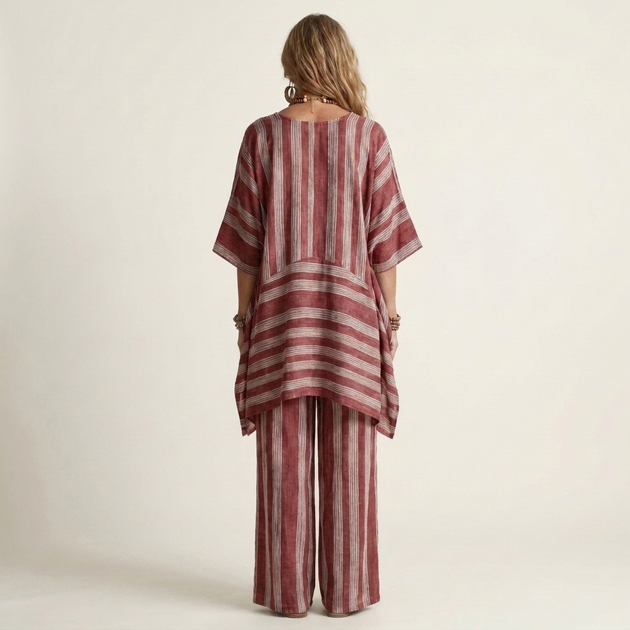 Kiara | Set a righe in due pezzi