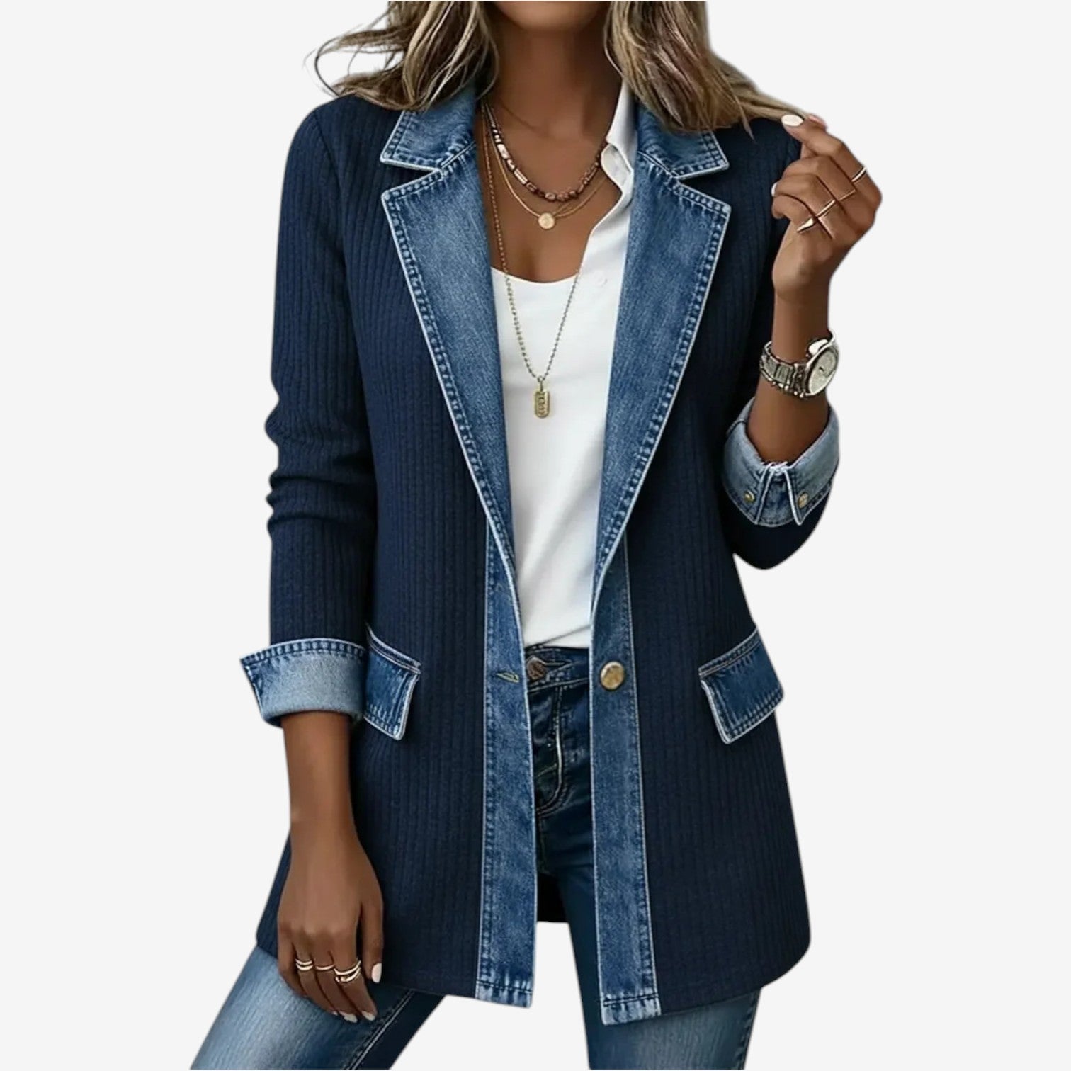 Elena | Giacca di denim confortevole