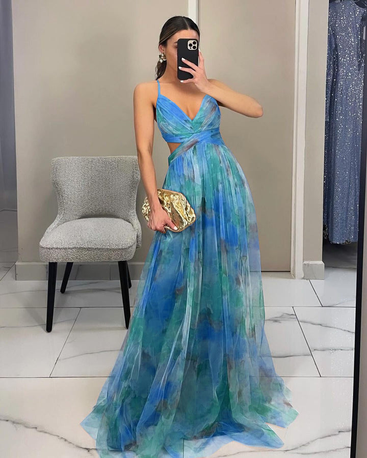 Beatrice | Abito Maxi in Chiffon