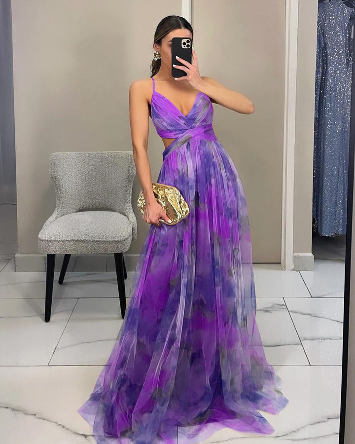 Beatrice | Abito Maxi in Chiffon