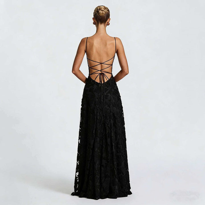 Sofia | Elegante Abito Maxi in Pizzo