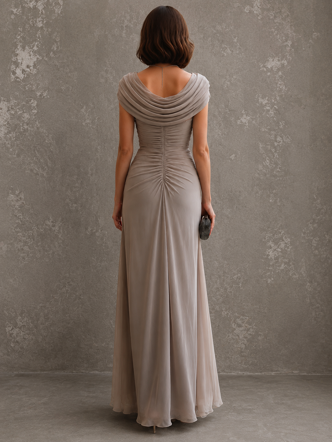 Alessia | Abito Maxi Drappeggiato Elegante