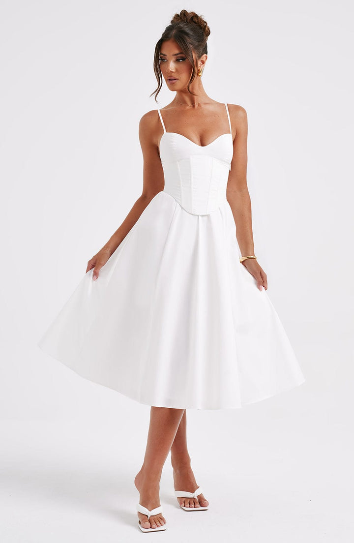 MAILEEN | Elegante Vestito Midi in Stile Corsetto