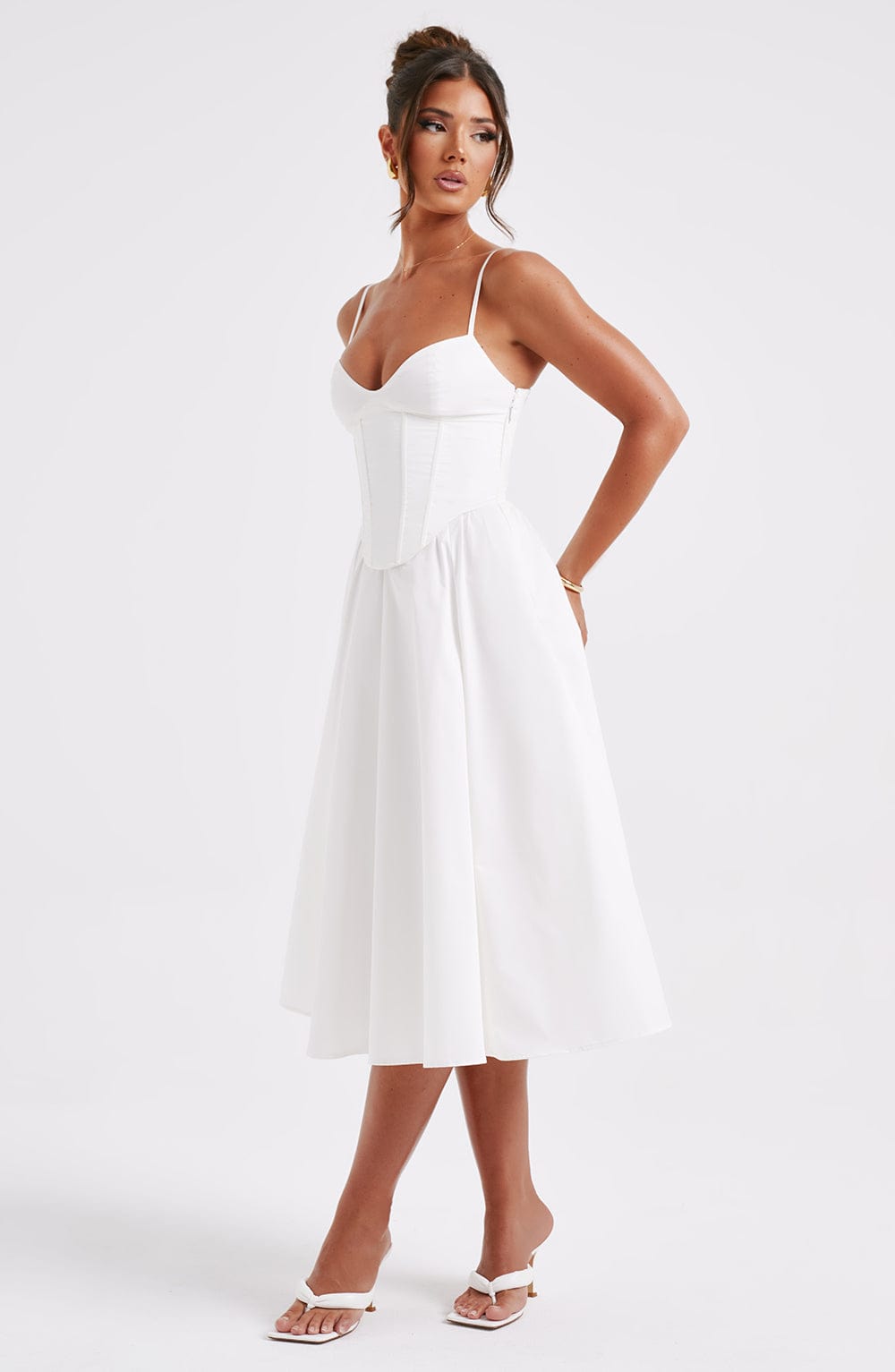 MAILEEN | Elegante Vestito Midi in Stile Corsetto