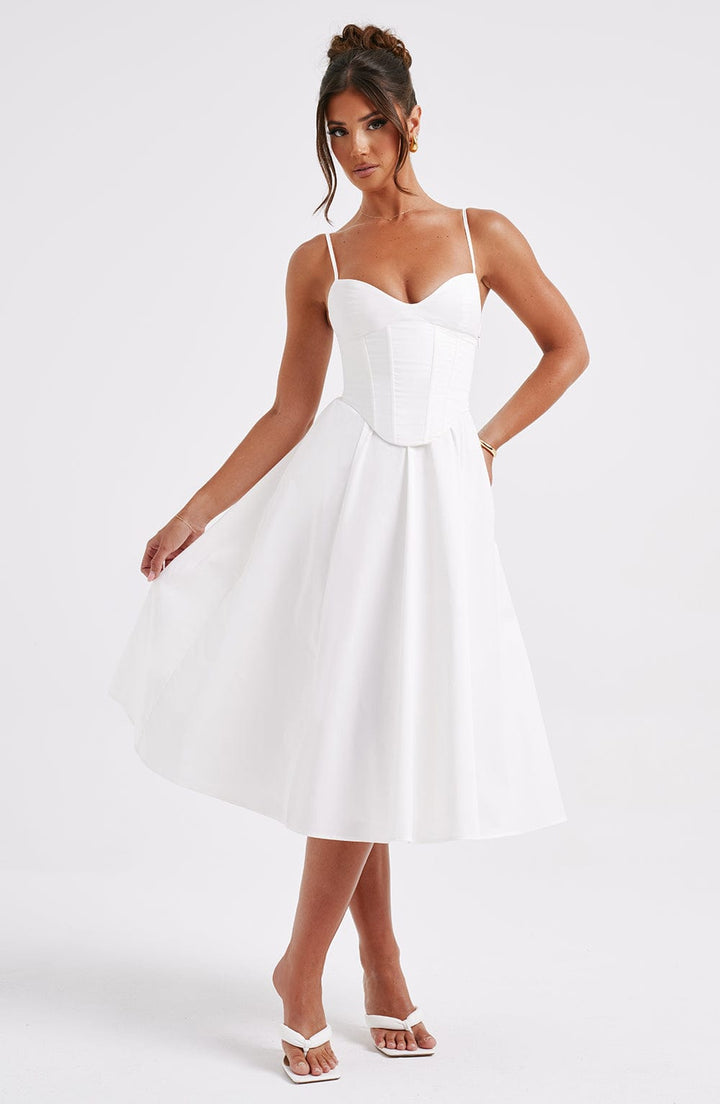 MAILEEN | Elegante Vestito Midi in Stile Corsetto