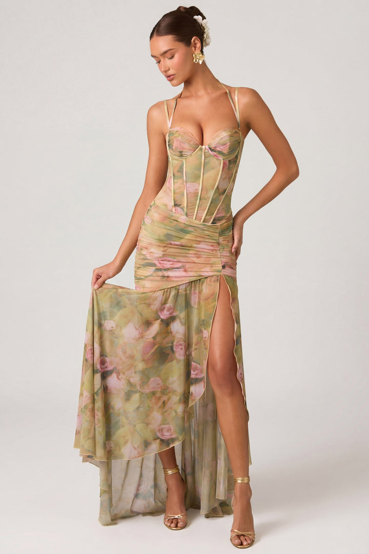 Vestito Valeria – Eleganza Asimmetrica Floreale