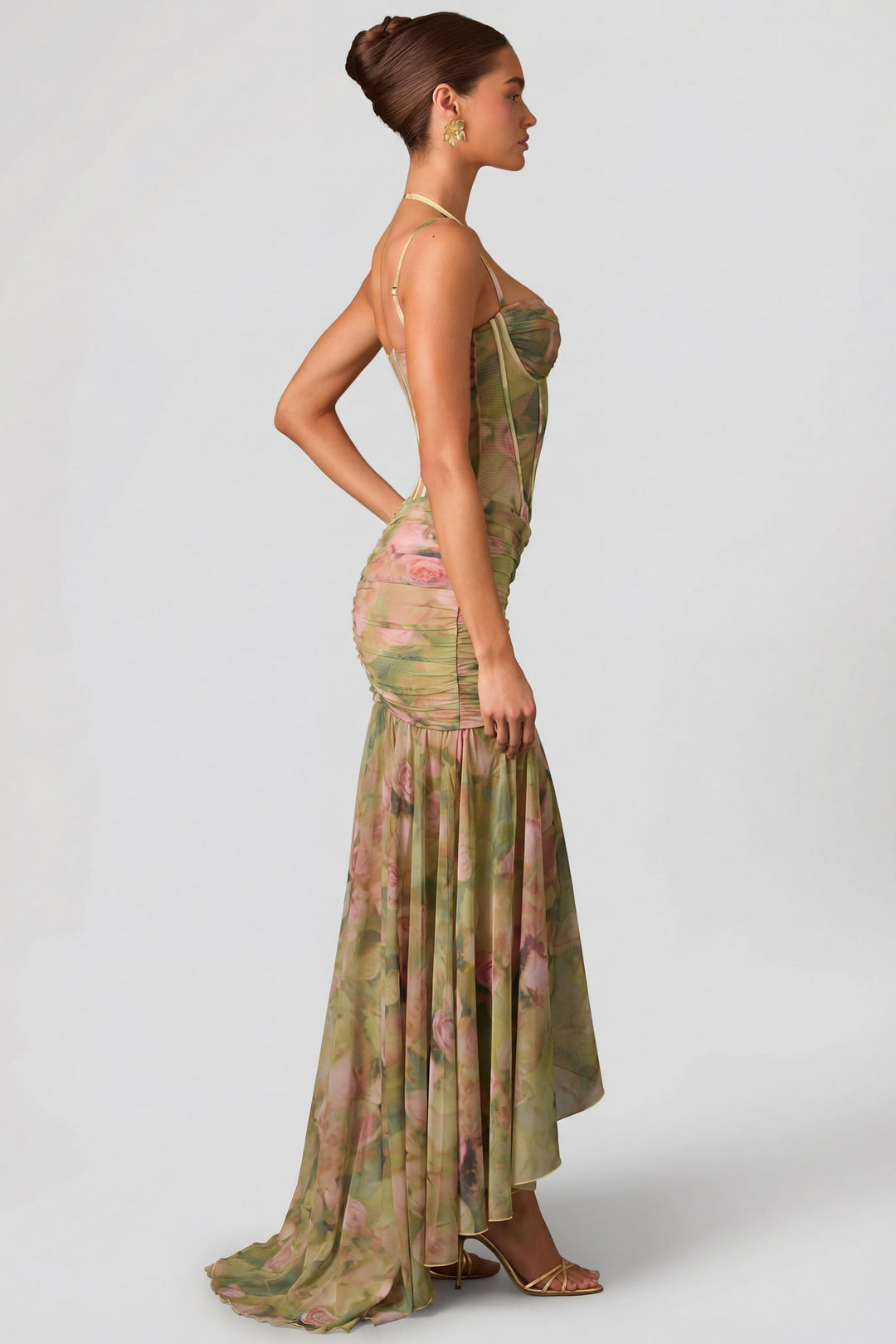 Vestito Valeria – Eleganza Asimmetrica Floreale