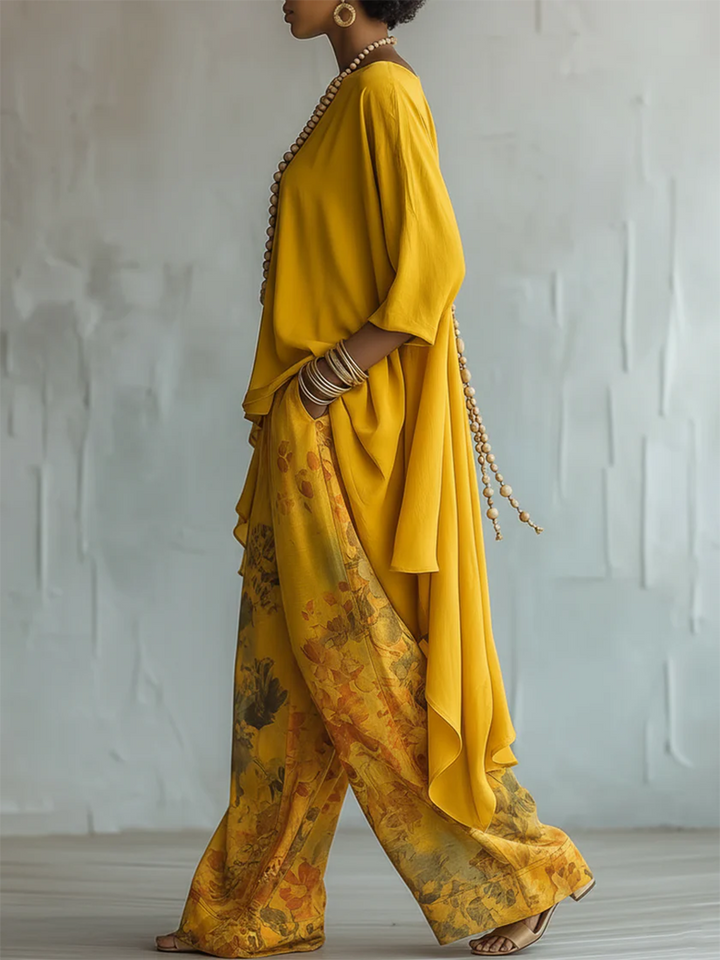Aurora | Completo Boho Floreale Elegante