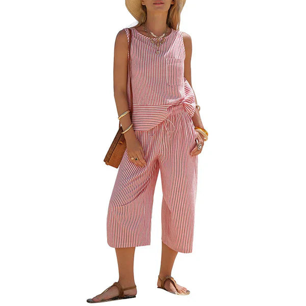 Brisa - Completo in cotone a righe