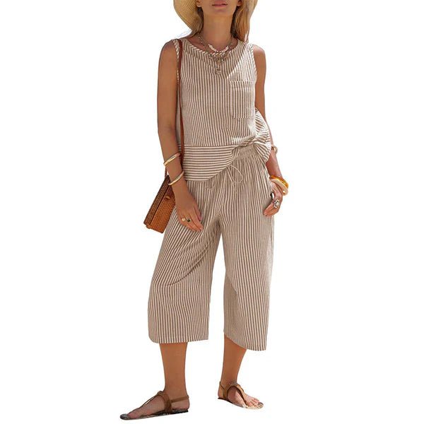 Brisa - Completo in cotone a righe