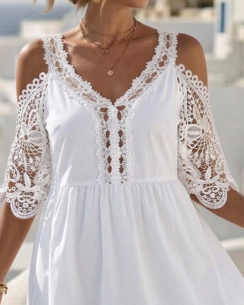 Chiara | Abito in Pizzo Elegante