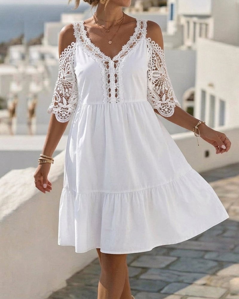 Chiara | Abito in Pizzo Elegante