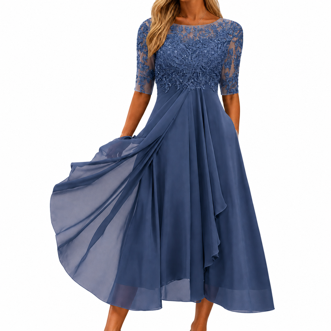 Maria | Elegante abito in pizzo