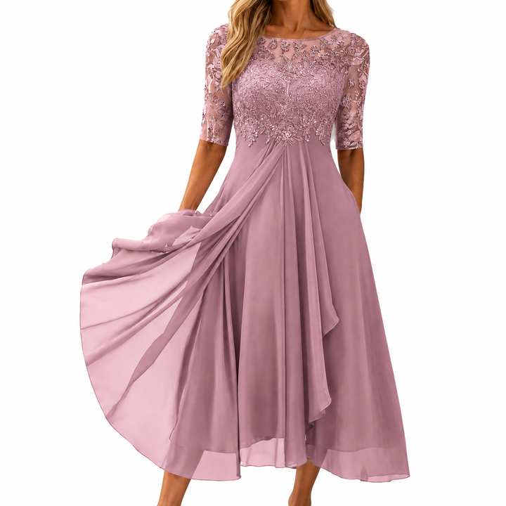 Maria | Elegante abito in pizzo