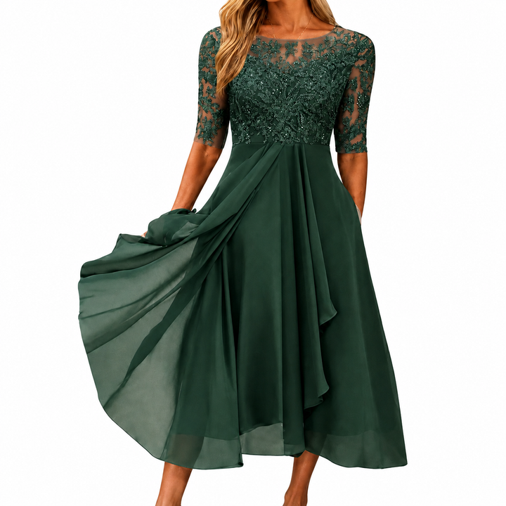 Maria | Elegante abito in pizzo